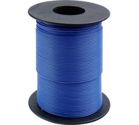 Fil de câblage Donau Elektronik 119-12 1 x 0.14 mm² bleu 100 m