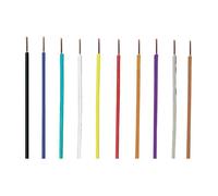 Generique Fil de câblage Ø 1,4 mm 0,2 mm² monobrin PVC 100 m noir