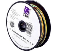 Fil de câblage TRU COMPONENTS FBC 1571443 3 x 0.14 mm² jaune, rouge, vert 25 m