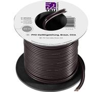 TRU Components Fil de câblage TC-7572816 0.75 mm² marron 20 m
