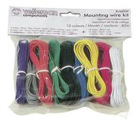 Fil de câblage Velleman K/MOW 1 x 0.20 mm² multicolore 1 set