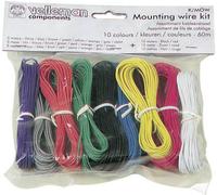 Fil de câblage Velleman K/MOW 1 x 0.20 mm² multicolore 1 set