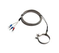 Fil de capteur de température de Thermocouple Type K/E PT100, sonde circulaire en acier inoxydable 35/38/40/42/45mm(PT100,Coil Dia 42mm)