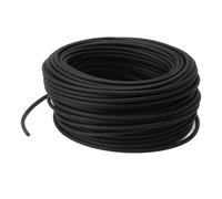 Fil de clôture électronique Munefe, fil à haute tension de clôture électronique, fil de clôture électrique en aluminium pour le jardin agricole (5 mm) (50m / 164ft)