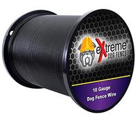 Fil de clôture souterraine universellement compatible - 452 m de fil de calibre 18 pour tous les modèles de systèmes de clôture électrique enterrés pour chiens