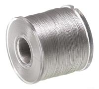 Fil de construction de canne à pêche en nylon de 60 à 70 m, anneau de guidage pour réparation et construction de cannes, fil de liaison solide et résistant à l'usure sur bobine (1 pièce, gris)