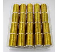 Fil de coton, 1 Box Needle Work Sewing Craft Spool Thread Embroidery Glitter Yarn Crafts