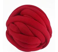 Fil de coton, 240g Chunky Knit Carpet Cotton Tube Yarn DIY Weaving Super Bulky Yarns