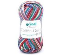 Pelote Coton Quick print 50g vert-jaune-rouge-ora