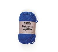 Fil de coton spécial crochet et amigurumi 55 m - bleu roi Bleu G