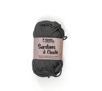 Graine Créative – Fil de coton spécial crochet et amigurumi 55 m – gris foncé