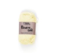 Graine Créative Fil de coton spécial crochet et amigurumi 55 m – Jaune clair