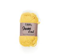 Graine creative Fil de coton spécial crochet et amigurumi 55 m – Jaune