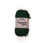 Pelotes de Coton pour Amigurumi de Graine Créative - Donnez Vie à Vos Rêves d'Amigurumi avec 24 Couleurs Éclatantes !(...) - 420313 Epinards vapeur Vert G