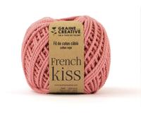 Fil De Coton Câblé Vieux Rose Idéal Pour Macramé, Frange Et Knot