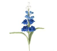 Fil de coton décoratif tissé à la main pour espaces de vie, accent floral artistique offrant une beauté durable (bleu foncé)