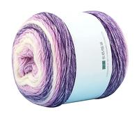 Fil De Coton Doux Et Chaud, Asudaro 240 Mètres 100 Grammes De Bricolage Chapeaux écharpes Pull Fil De Coton Avec Dégradé 100% Fil Arc-En-Ciel Multicolore En Coton Dégradé