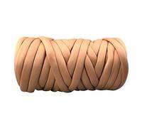 Fil de Coton Epais 1000g Tricot Super Chunky Couverture Vegan Braid Soft Bras Tapis Jetez des fils de couverture(Camel)