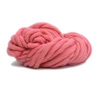Fil de Coton Epais Fil chunky super épais volumineux de gros fil à tricoter la main pour filer le crochet(Watermeloon pink)