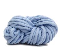 Fil de Coton Epais Fil chunky super épais volumineux de gros fil à tricoter la main pour filer le crochet(Sky blue)