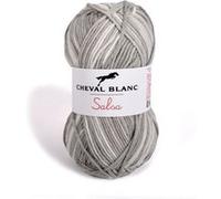 Fil de coton et Acrylique à tricoter ou crocheter SALSA - Cheval Blanc(...) - 407 Jacquard Perle 407 Jacquard Perle