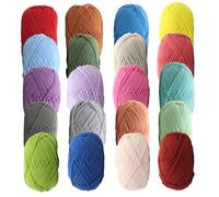 Fil de coton, fil de coton 20 pcs pour crochet, lait super mous