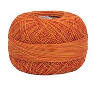 Fil de Coton Lizbeth Taille 80 Hh80 Lizbeth 184 Yds 10 grammes, Orange Crush