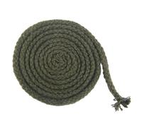 Fil de coton naturel pour macramé - 5 mm x 30 m - 8 couches - Corde en coton naturel - 8 couches - Pour bricolage, décoration bohème, tricot, suspension de plantes, tentures murales, vert armée