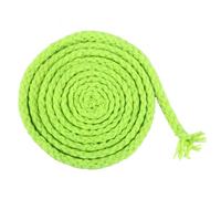 Fil de coton naturel pour macramé - 5 mm x 30 m - Fil de coton épais - 8 couches - Corde pour macramé - Corde de bricolage pour bricolage, décoration bohème, tricot, tentures murales - Vert fluo