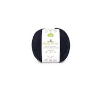 DMC Garn – Fil de coton recyclé Eco Vita – Tubulaire 100% recyclé 100 g/250 m – 07 Bleu Nuit