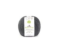 Fil de coton recyclé ECO VITA pour tricot et crochet - 100GR - DMC(...) - 102 Anthracite