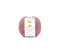 Fil de coton recyclé ECO VITA pour tricot et crochet - 100GR - DMC(...) - 115 Argile rose