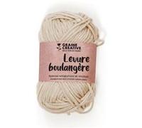 Fil de coton spécial crochet et amigurumi 55 m - beige - Graine Créative Beige G