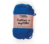 Fil de coton spécial crochet et amigurumi 55 m - bleu roi - Graine Créative Bleu G