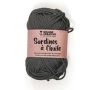 Fil de coton spécial crochet et amigurumi 55 m - gris foncé Gris G