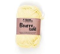 Fil de coton spécial crochet et amigurumi 55 m - jaune clair - Graine Créative Jaune G