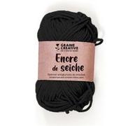Graine créative Fil de coton spécial crochet et amigurumi 55 m – noir