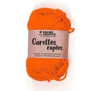 Graine créative – Fil de coton spécial crochet et amigurumi 55 m – Orange G