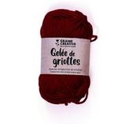 Graine créative - Fil de coton spécial crochet et amigurumi - 55 m - rouge bordeaux (Rouge G)