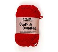 Graine créative – Fil de coton spécial crochet et amigurumi – 55 m – Rouge G