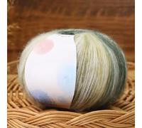 Fil De Couleur Dégradé Teint Dans L'espace, Fil De Pull Châle Tricoté À La Main,N02,8 Pièces