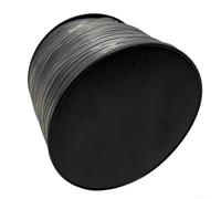 Fil de coupe 3 mm x 200 m en nylon pour débroussailleuse et débroussailleuse Fil de coupe robuste durable Montage facile Pour entretien du jardin pour un usage professionnel et domestique Noir