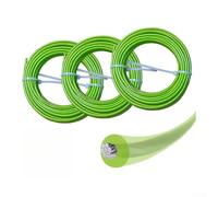 Fil de coupe en nylon robuste pour débroussailleuse électrique à essence - Rond pour cordon tressé 2,0 mm, 2,4 mm, 2,7 mm, 3,0 mm, 3,5 mm, 5 m (4 lots de 2,4 mm x 5 m)