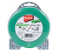 Fil de coupe hélicoïdal MAKITA E-01769 pour débroussailleuse Ø2mm 15m