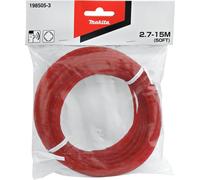 Fil de coupe Makita nylon 2,7 mm x 15 m rouge