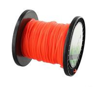 Fil de coupe rond de 2,4 mm x 50 m pour débroussailleuse de rechange pour débroussailleuse à essence dans les projets d'aménagement paysager de jardin, coupe fiable