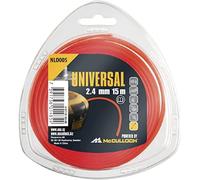 Fil de coupe Universal NLO005 : Fil de rechange pour débroussailleuse,longueur 15 m,fil Ø 2,4 mm,nylon résistant à la déchirure,accessoire d¿origine (n° art. 00057-76.163.05)
