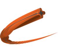 Husqvarna Fil de coupe Whisper Twist 597669130 2,7 mm 10 m Orange/Gris