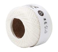 Fil de crochet coloré brillant en coton Fil de dentelle Soie Légère Fine Été comme neige