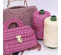 Fil de Crochet d'été, corde à glace, fil de 3mm pour sac à tricoter à la main, chapeaux de soleil, chaussures tissées, bricolage, coussin à Crochet, soie d'épaisseur moyenne d'environ 200m n